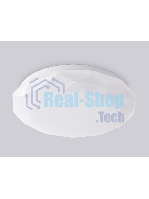 Потолочный светодиодный светильник Ambrella light FZ1018 WH белый 30W 6400K D380*55 (Без ПДУ)