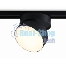 Трековый однофазный светодиодный светильник Ambrella light GL6877 BK черный LED 16W 3000K D115*90