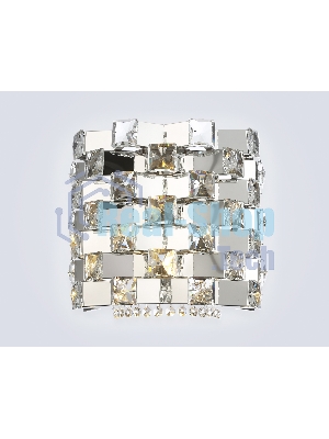 Настенный светильник Ambrella light LH41012/2 CH/CL хром/прозрачный E14*2 max 40W 300*190*270