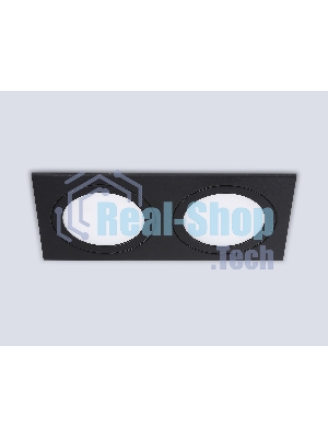 Светильник Ambrella light TN6615/2 BK черный IP44 GX53/2 max 15W 215*110*24