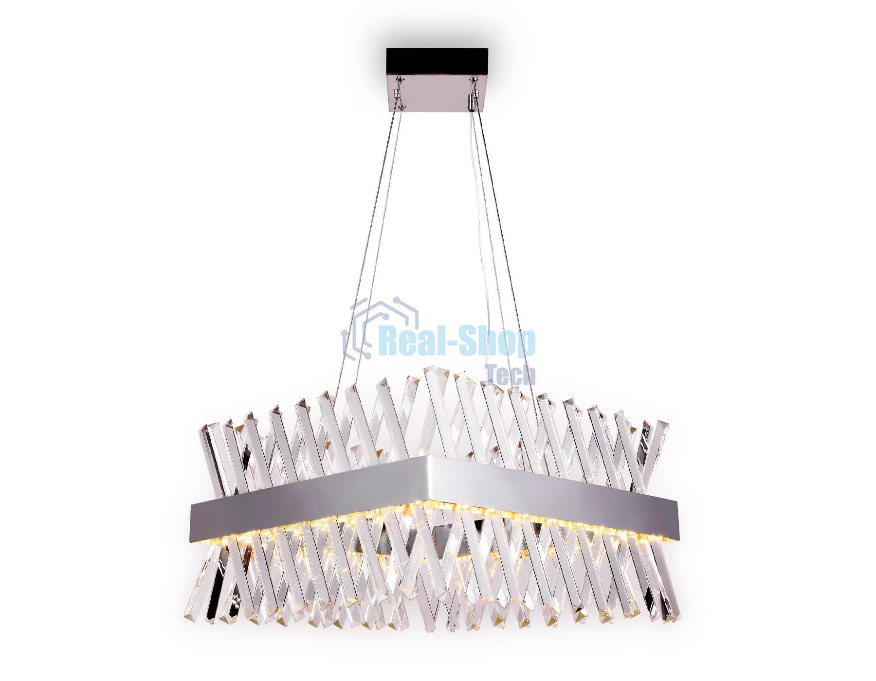 Светильник Ambrella light TR5315 CH/CL хром/прозрачный 144W 500*500*750 (Без ПДУ)