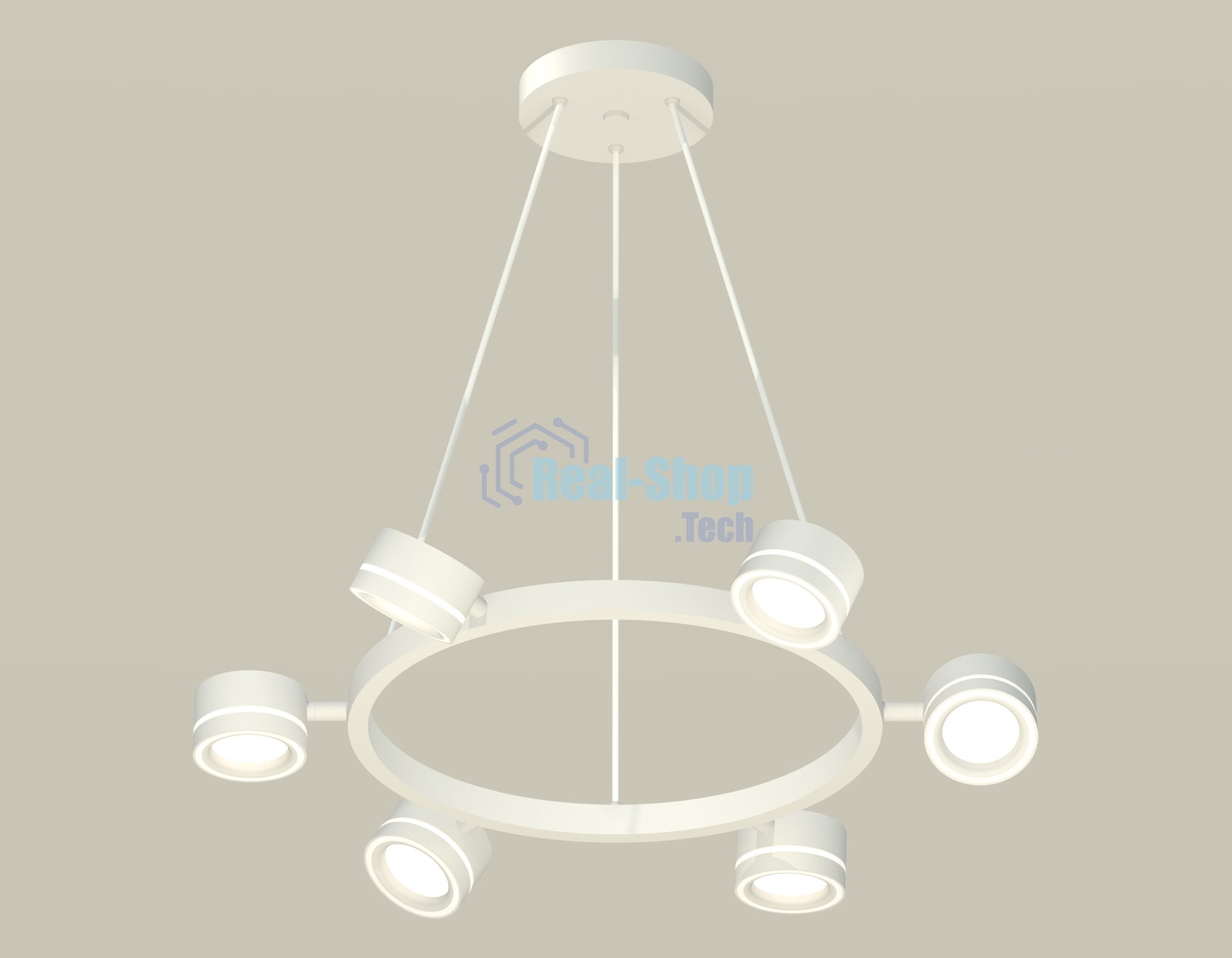Светильник Ambrella light XB9191201/6 SWH/FR белый песок/белый матовый GX53 (C9191, N8433)