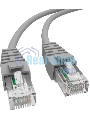 Патч-корд NTSS NTSS-PC-UTP-RJ45-5e-0.3-LSZH-GY NTSS-PC-UTP-RJ45-5E-0.3-LSZH UTP RJ-45 вил.-вилка RJ-45 cat.5e 0.3м серый LSZH (уп.:1шт) 26AWG