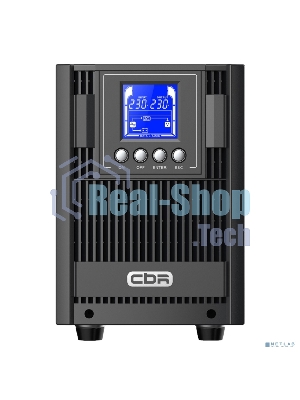 Источник бесперебойного питания CBR ESN-2KT-4F-LCHERSC Online 2000VA/2000W Tower 4 x Schuko, LCD, HID-USB, RS232, EPO, SNMP slot