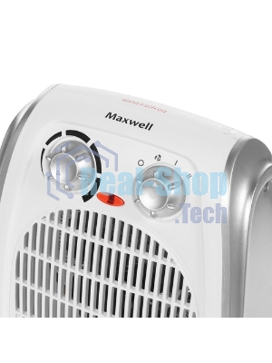 Тепловентилятор Maxwell MW-3458 (W), белый, 1000/2000 Вт, 20 м2, термостат