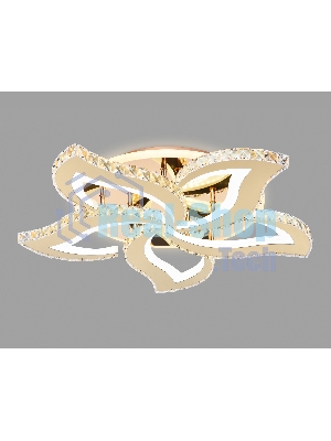 Потолочный светодиодный светильник Ambrella light FA1724/5 GD золото 3000K/4200K/6400K 113W 630*600*100 (ПДУ РАДИО 2.4G)