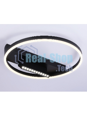 Светильник Ambrella light FL51458/1+1 BK черный 60W 3000K-6400K+4200K D500*110 (ПДУ РАДИО 2.4G)
