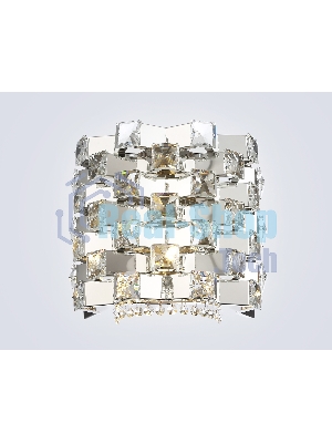 Настенный светильник Ambrella light LH41012/2 CH/CL хром/прозрачный E14*2 max 40W 300*190*270