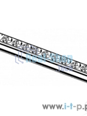 Блок розеток Rem-10 без шнура с инд., 9 Sсhuko, вход IEC 60320 C14, 10A, алюм., 19