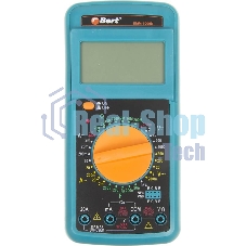 Мультиметр Bort BMM-1000N 91271143 Диапазон постоянного напряжения 0-1000 тип, диапазон постоянного тока 0-20 тип, диапазон переменного напряжения 0-750 тип, 0.3 кг, набор акс 4 шт
