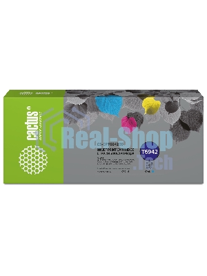 Картридж струйный Cactus CS-EPT694200 (T6942) голубой (675 мл) для Epson SureColor SC-T3000/T3070/T3200/T5000/5200