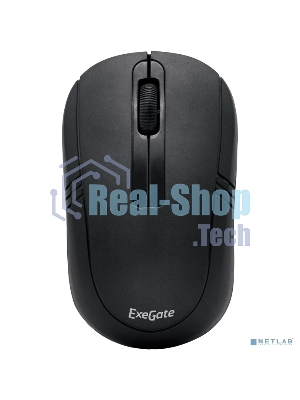 Мышь беспроводная ExeGate Professional Standard SR-9021 черный, 1200 dpi, радиоканал, USB, кнопки - 3