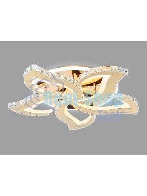Потолочный светодиодный светильник Ambrella light FA1724/5 GD золото 3000K/4200K/6400K 113W 630*600*100 (ПДУ РАДИО 2.4G)