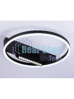 Светильник Ambrella light FL51458/1+1 BK черный 60W 3000K-6400K+4200K D500*110 (ПДУ РАДИО 2.4G)