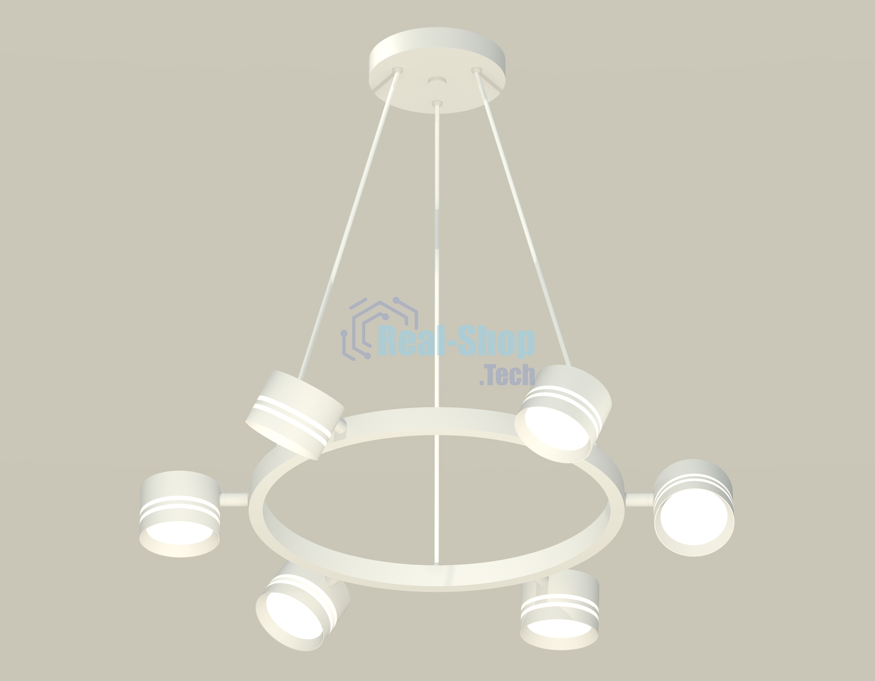 Светильник Ambrella light XB9191202/6 SWH/FR белый песок/белый матовый GX53 (C9191, N8477)