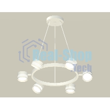 Светильник Ambrella light XB9191202/6 SWH/FR белый песок/белый матовый GX53 (C9191, N8477)