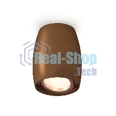 Светильник Ambrella Light XS1124001 SCF/PPG кофе песок/золото розовое полированное MR16 GU5.3 (C1124, N7005)