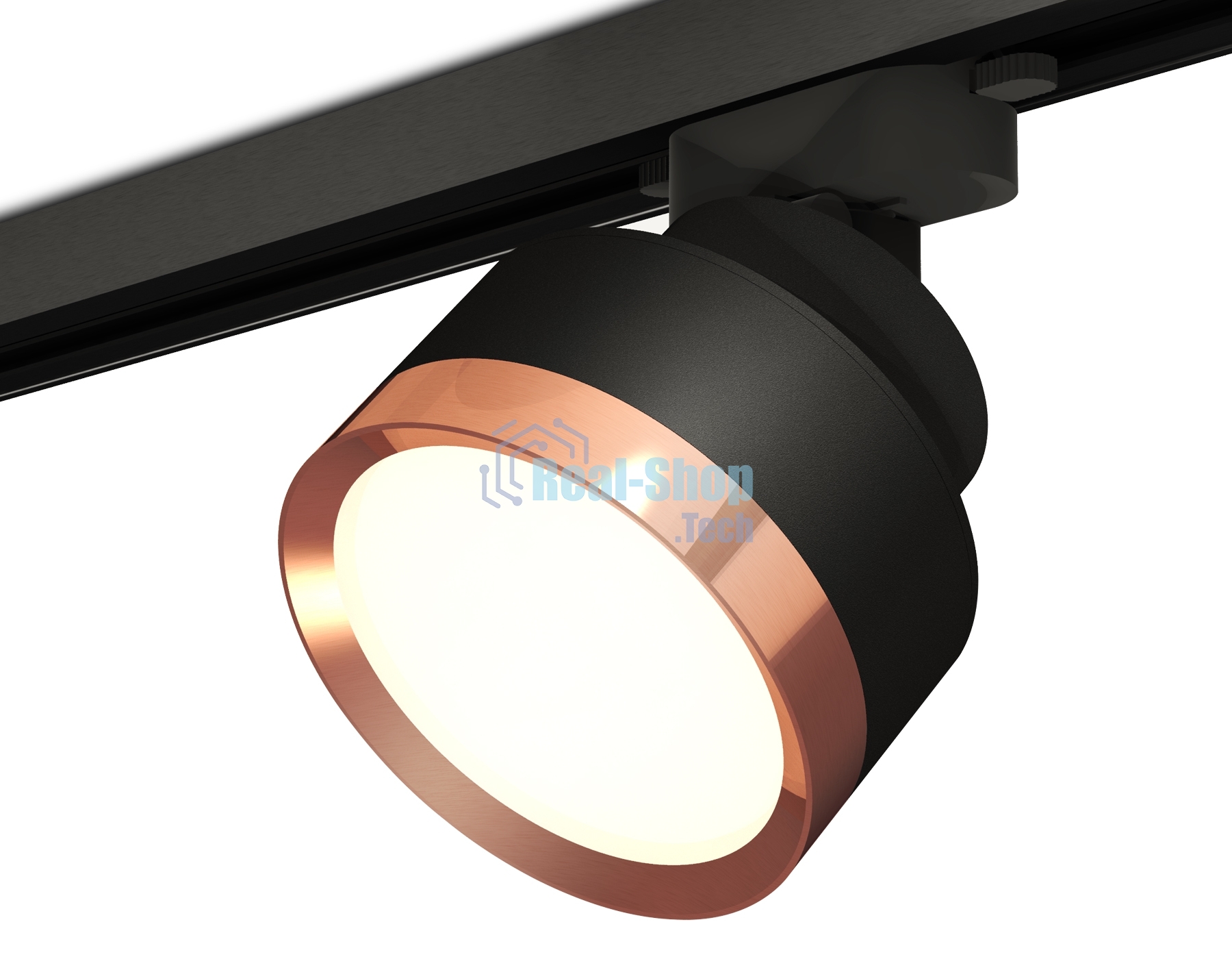 Светильник Ambrella light XT8102005 SBK/PPG черный песок/золото розовое полированное GX53 (A2526, A2106, C8102, N8126)