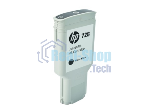 Картридж струйный HP 728 с матовыми черными чернилами для принтеров Designjet, 300 мл