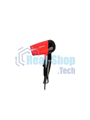 Фен Centek CT-2230 RBL красный/черный, 1200 Вт, компактный