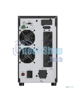 Источник бесперебойного питания CBR ESN-3KT-4F-LCHERSC Online 3000VA/3000W Tower 4 x Schuko + 1 Tb, LCD, HID-USB, RS232, EPO, SNMP slot