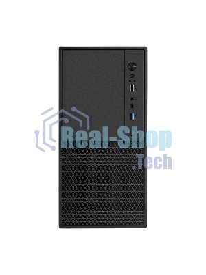 Компьютерный корпус Minitower ExeGate BAA-308MUC (mATX, без БП, 1хUSB+1хUSB 3.0+1хTypeC, HD Audio, черный)