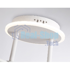 Потолочный светодиодный светильник Ambrella light FL66229/6 WH белый 48W 3000K-6400K+G9/4 880*880*240 (ПДУ ИК)