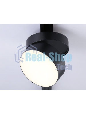 Трековый однофазный светодиодный светильник Ambrella light GL6877 BK черный LED 16W 3000K D115*90
