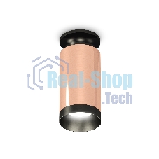 Светильник Ambrella Light XS6326100 PPG/PBK золото розовое полированное/черный полированный MR16 GU5.3 (N6902, C6326, N6131)