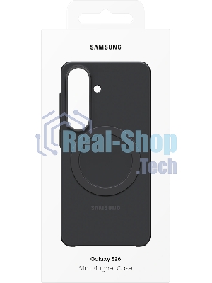 Чехол (клип-кейс) Samsung для Samsung Galaxy S26 Slim Magnet Case with MagSafe черный (EF-SS942CBEGRU)