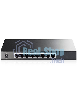 Коммутатор TP-Link SMB TL-SG2008 8-port Pure-Gigabit Desktop Smart Switch, 8 10/100/1000Mbps RJ45 ports, Tag-based VLAN, STP/RSTP/MSTP, IGMP V1/V2/V3 Snooping, DHCP Filtering, 802.1P Qos, Rate Limiting, Voice VLAN,