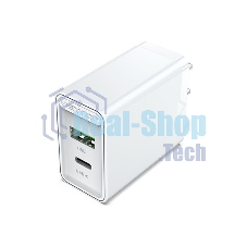 Сетевое зарядное устройство Vention 2-port USB(A+C) Wall Charger (18W/20W) EU-Plug белый