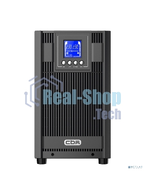 Источник бесперебойного питания CBR ESN-3KT-4F-LCHERSC Online 3000VA/3000W Tower 4 x Schuko + 1 Tb, LCD, HID-USB, RS232, EPO, SNMP slot