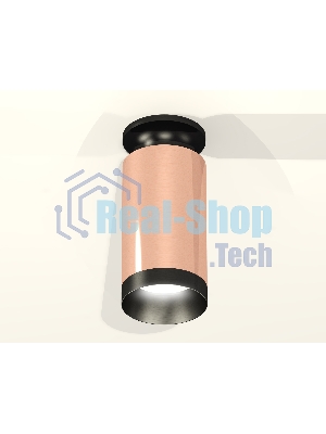 Светильник Ambrella Light XS6326100 PPG/PBK золото розовое полированное/черный полированный MR16 GU5.3 (N6902, C6326, N6131)