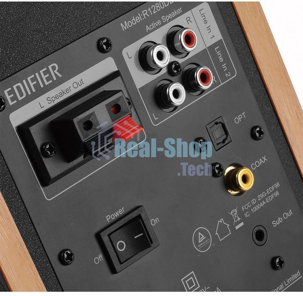Колонки Edifier R1280DBs 2.0 коричневый 42Вт BT