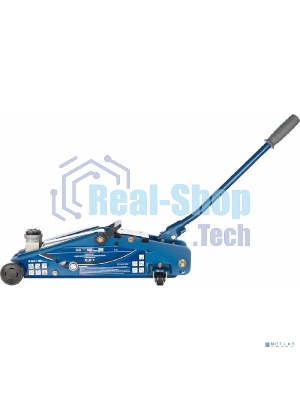 Домкрат Stels 51132 гидравлический подкатной с фиксатором 2.5 т safety pin 140-385 мм в кейсе