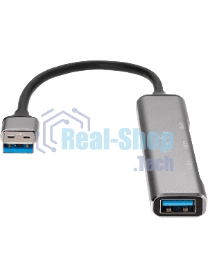 Переходник USB 3.0 -->USB3.0+3 USB2.0, Aluminum Shell, 0.2м Telecom TA308U