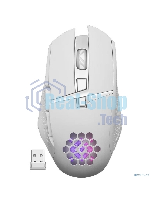 Мышь беспроводная Defender Glory GM-514 белый, 3200 dpi, радиоканал, USB, кнопки - 7