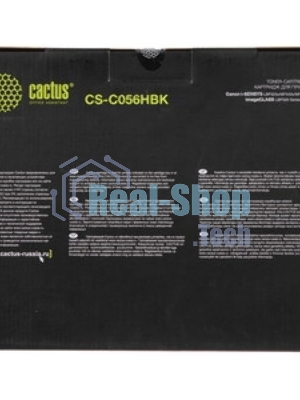 Картридж лазерный Cactus CS-C056HBK черный (21000 стр.) для Canon imageCLASS LBP320 Series/540 Series