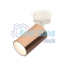 Светильник Ambrella Light XM6326001 PPG/SWH золото розовое полированное/белый песок MR16 GU5.3 (A2202, C6326, N6110)