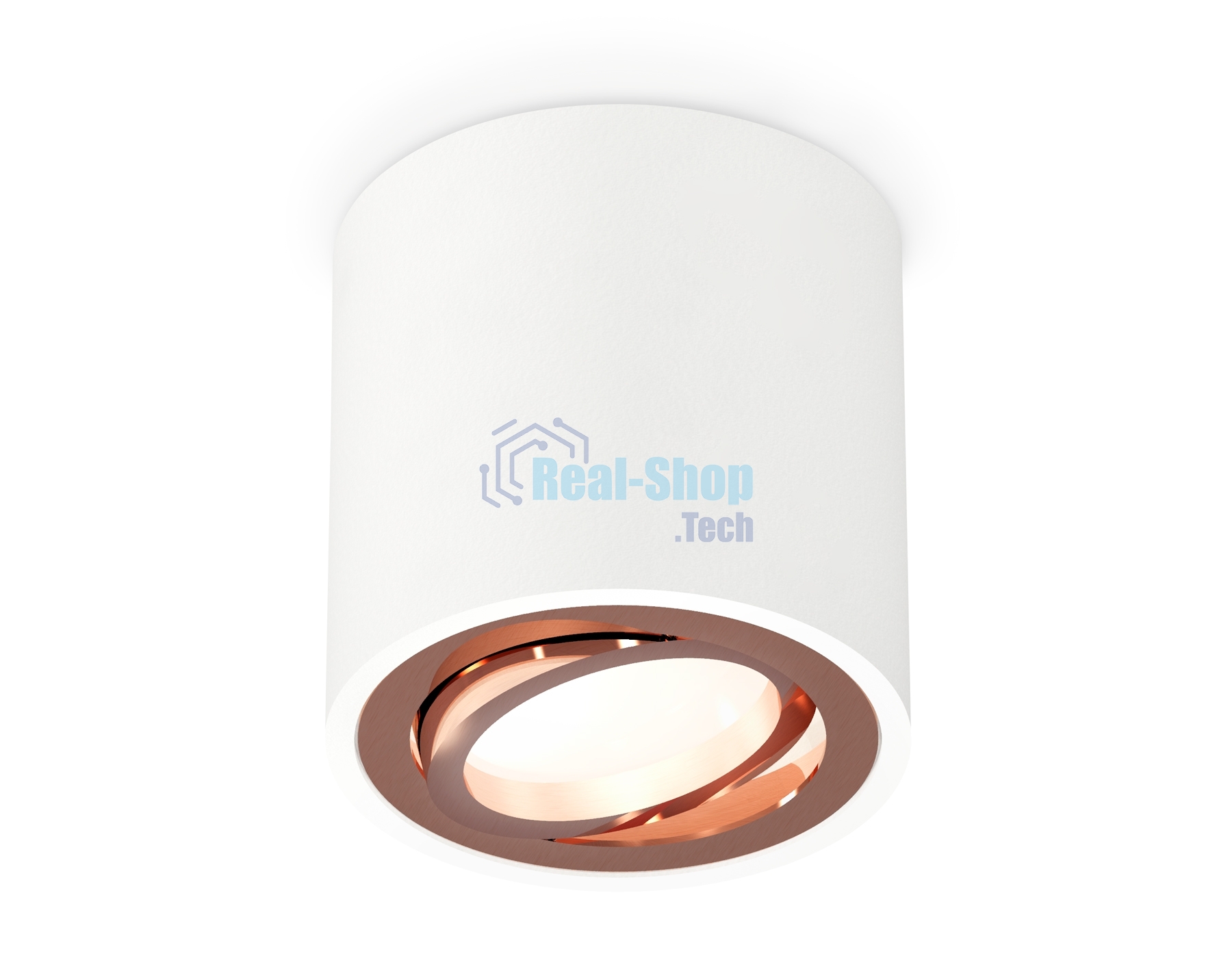 Светильник Ambrella Light XS7531005 SWH/PPG белый песок/золото розовое полированное MR16 GU5.3 (C7531, N7005)