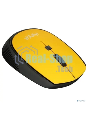 Мышь беспроводная HIPER HOMW-085 желтый, 1600 dpi, радиоканал, USB, кнопки - 4