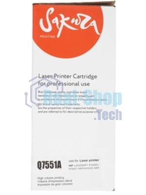 Картридж Sakura Q7551A для HP P3005/P3005n/P3005d/P3005dn/3005x/M3027MFP/M3027xMFP/M3035MFP/M3035xsMF, черный, 6000 к.