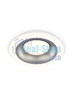 Комплект встраиваемого светильника Ambrella light XC7621004 SWH/MCH белый песок/хром матовый MR16 GU5.3 (C7621, N7013)