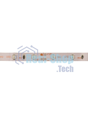 Лента светодиодная открытая, 8 мм, IP23, SMD 2835, 60 LED/m, 12 V, цвет свечения синий