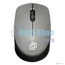 Мышь беспроводная Oklick 486MW серый/черный, 1000 dpi, радиоканал, USB, кнопки - 3