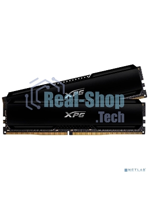 Оперативная память XPG Gaммix D20, DDR4, 32GB (2x16GB), 3200MHz, CL16, UDIMM, с радиатором, черный