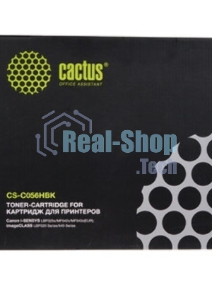 Картридж лазерный Cactus CS-C056HBK черный (21000 стр.) для Canon imageCLASS LBP320 Series/540 Series