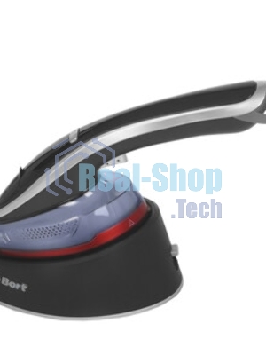 Отпариватель Bort Steam PowerPlus черный/голубой, 1300 Вт, 25 г/мин, 140 мл