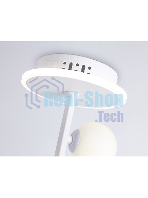 Потолочный светодиодный светильник Ambrella light FL66261/1+3 WH белый 56W 3000K-6400K+G9/3 D500*358 (ПДУ ИК)